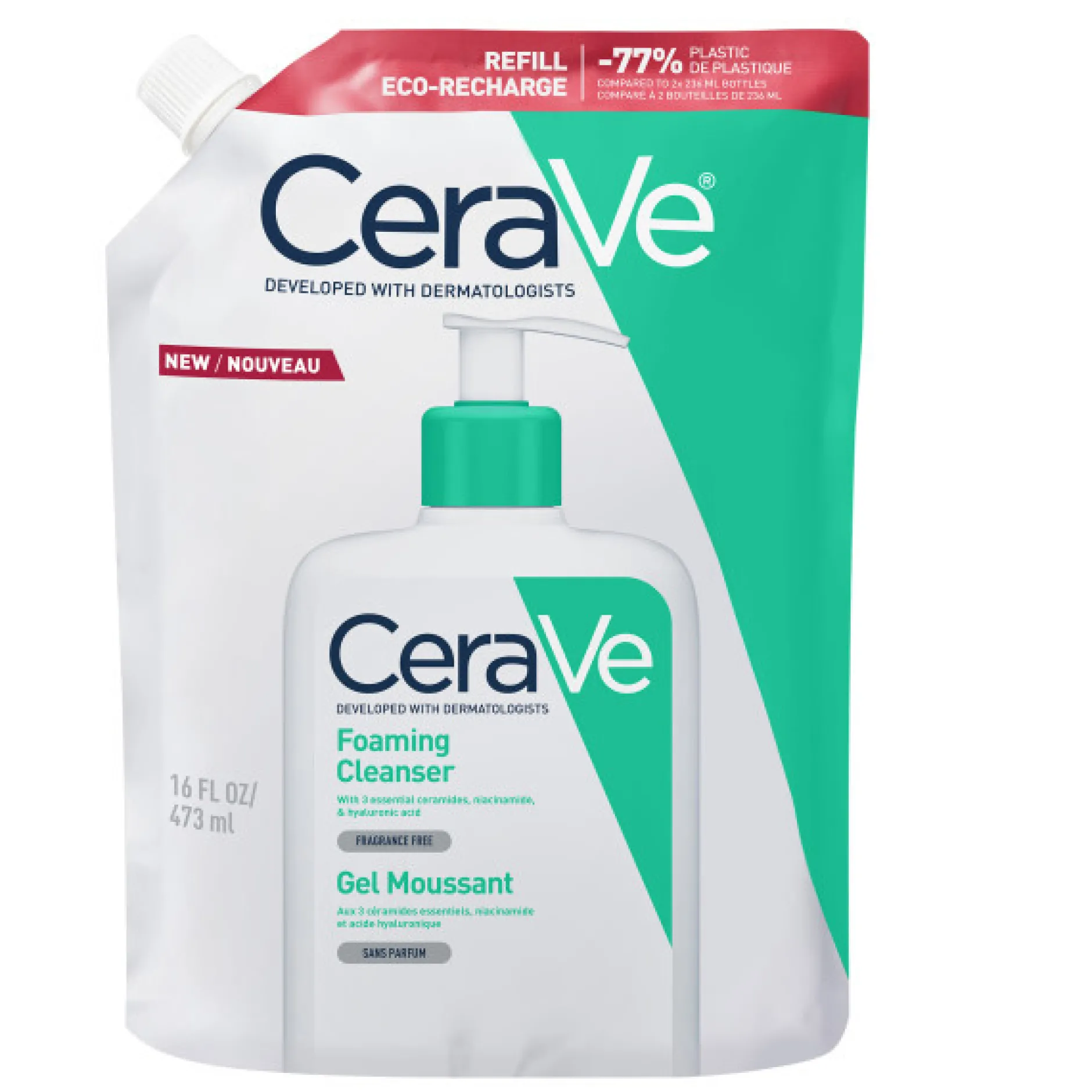 CeraVe Foaming Cleanser Refill 473 ml