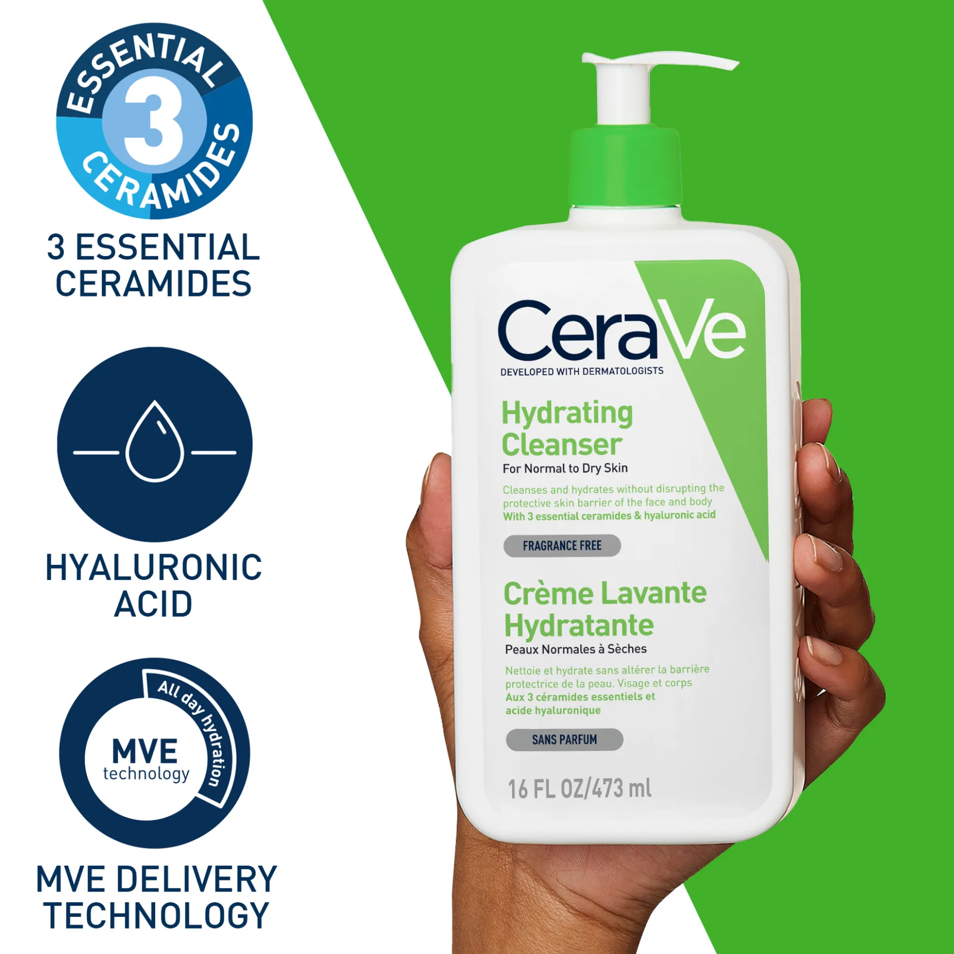 CeraVe Hydrating Cleanser 473 ml