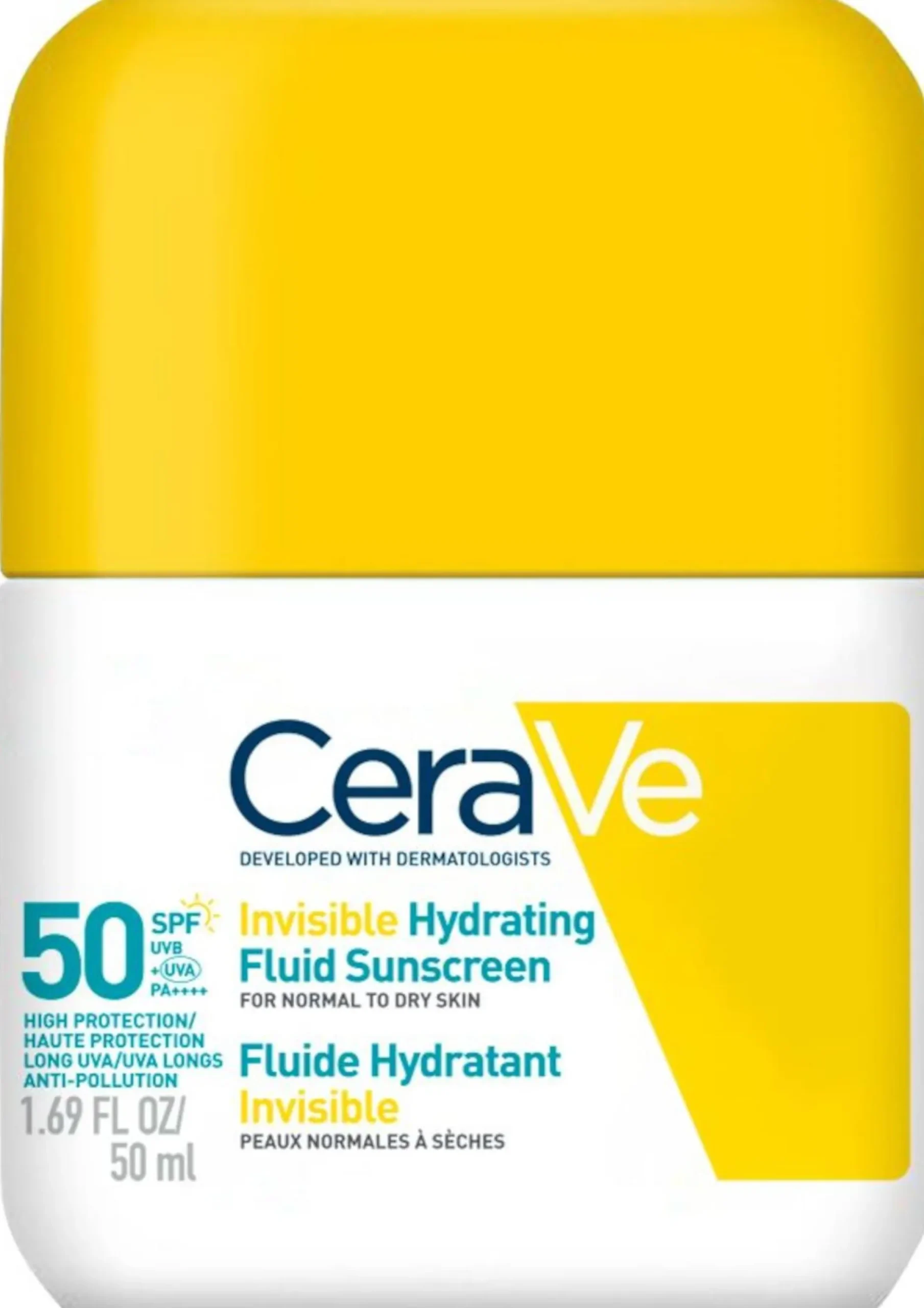 CeraVe Invisible Hydrating Fluid Sunscreen SPF50 50 ml