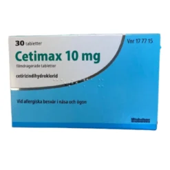 Cetimax 10 mg filmdragerade tabletter 30 st