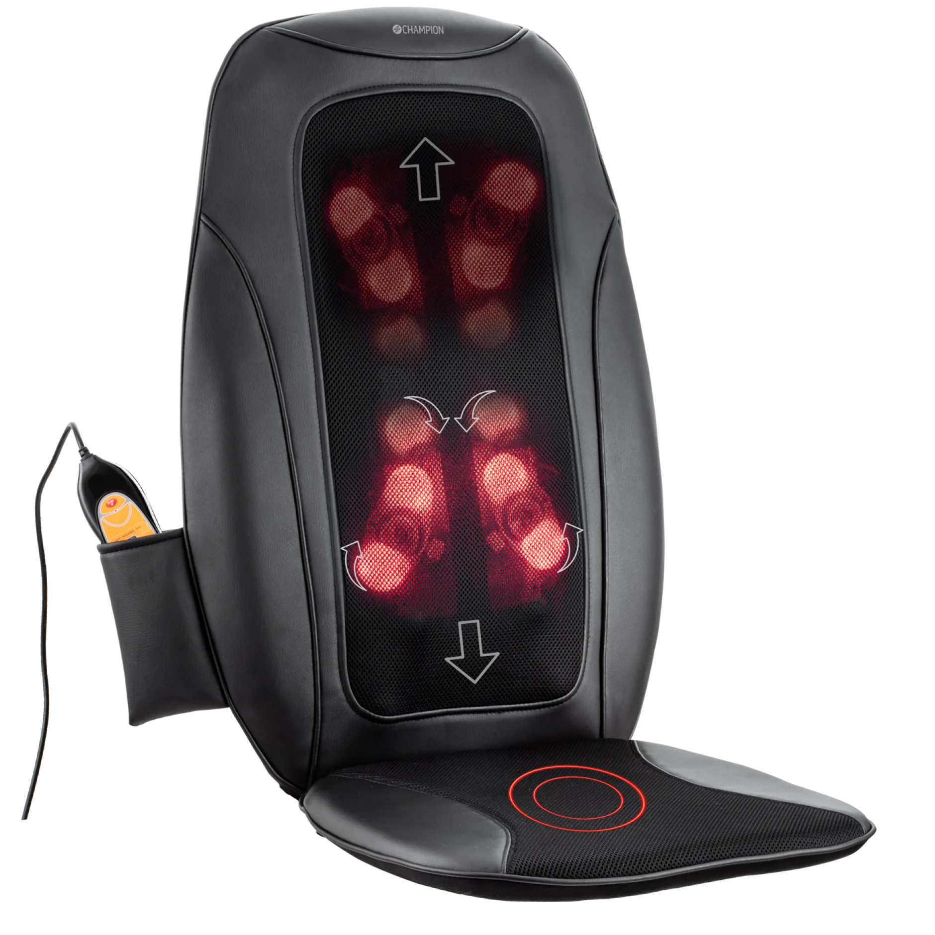 Champion Massagedyna 3D Infraröd Värme 3-Zon MD210 Svart