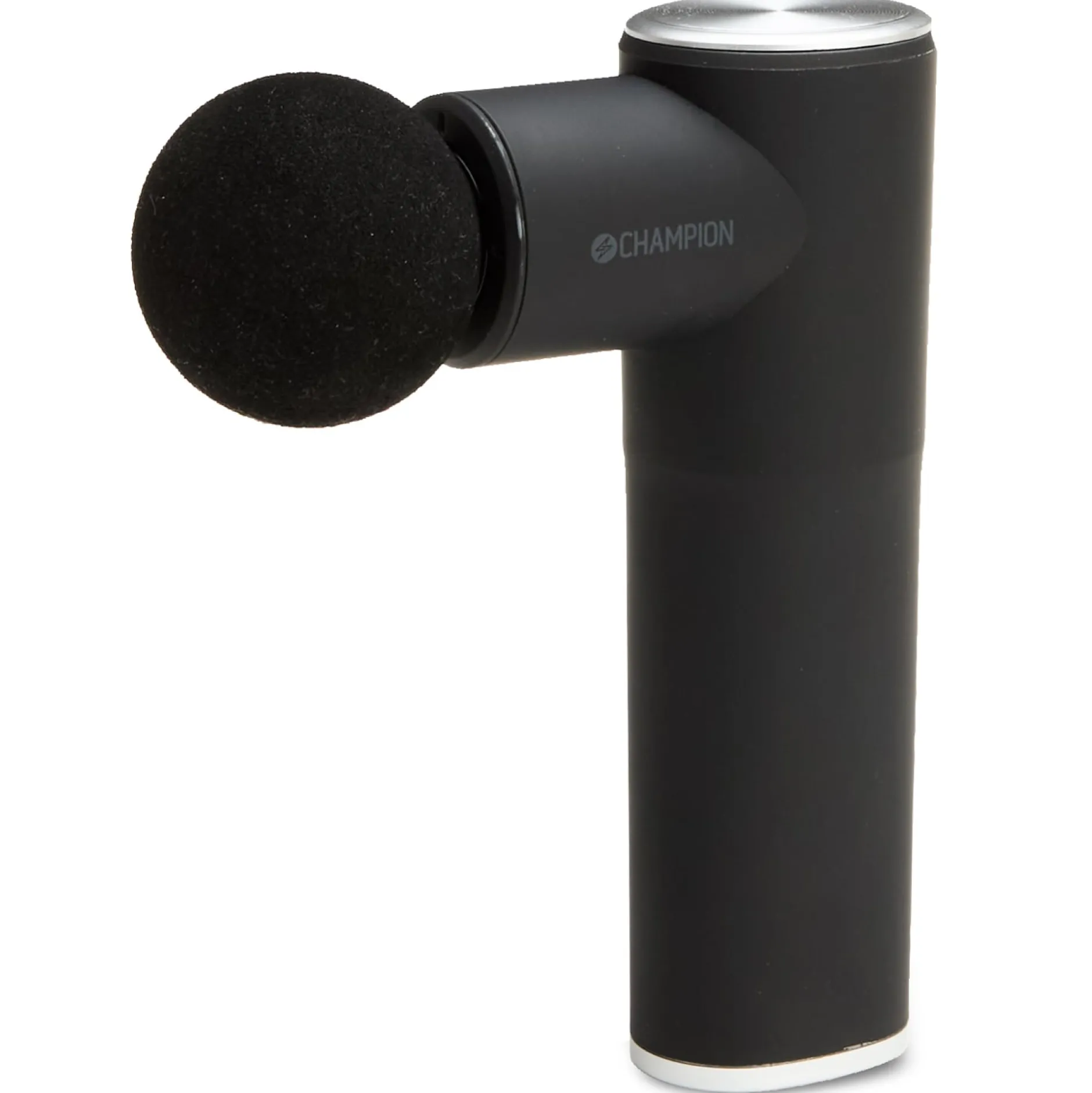 Champion Massagepistol Compact Power 3300RPM 1800mAh MG400 Svart/Silver