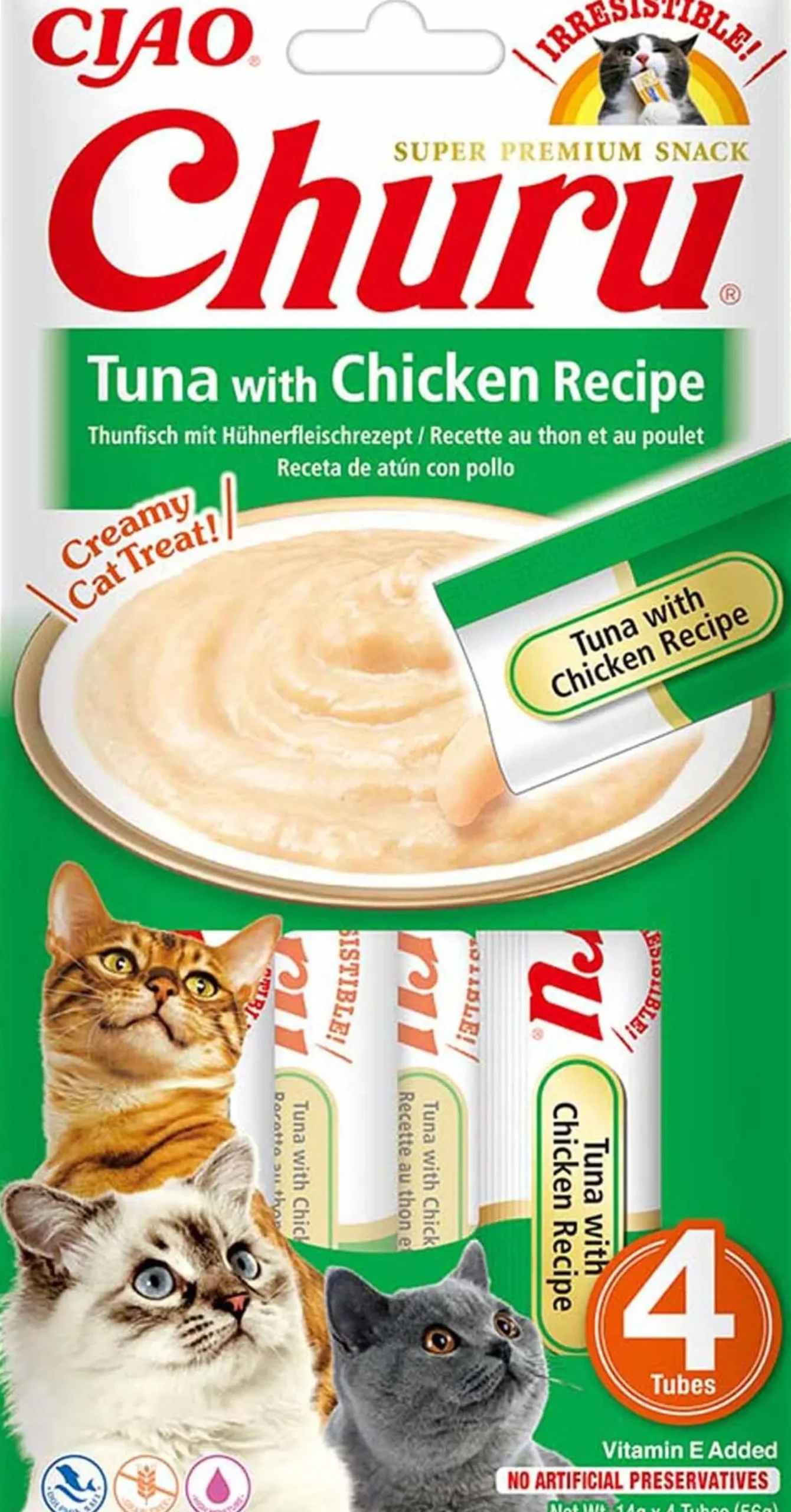 Churu Cat Tuna with Chicken 4 st