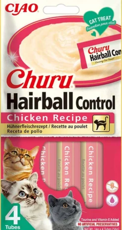 Churu Hairball Control Chicken 4 st