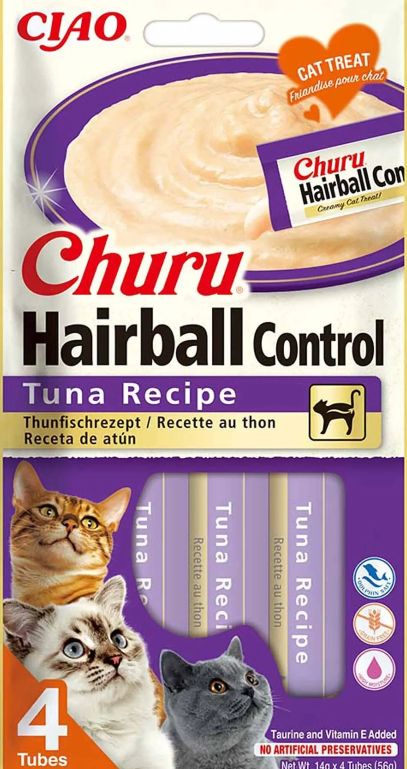 Churu Hairball Control Tuna 4 st