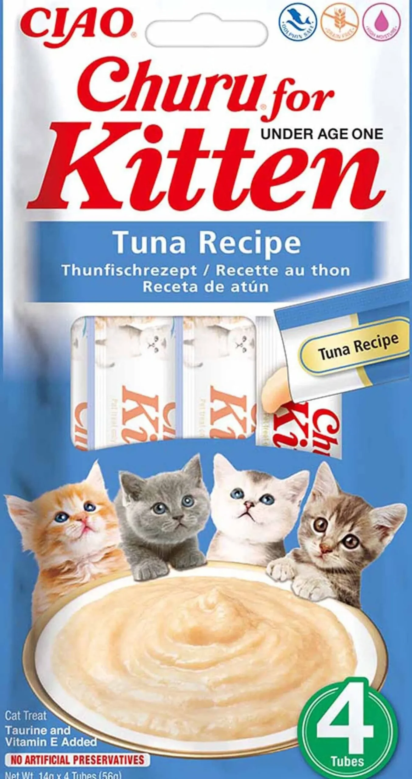 Churu Kitten Tuna 4 st under age 1