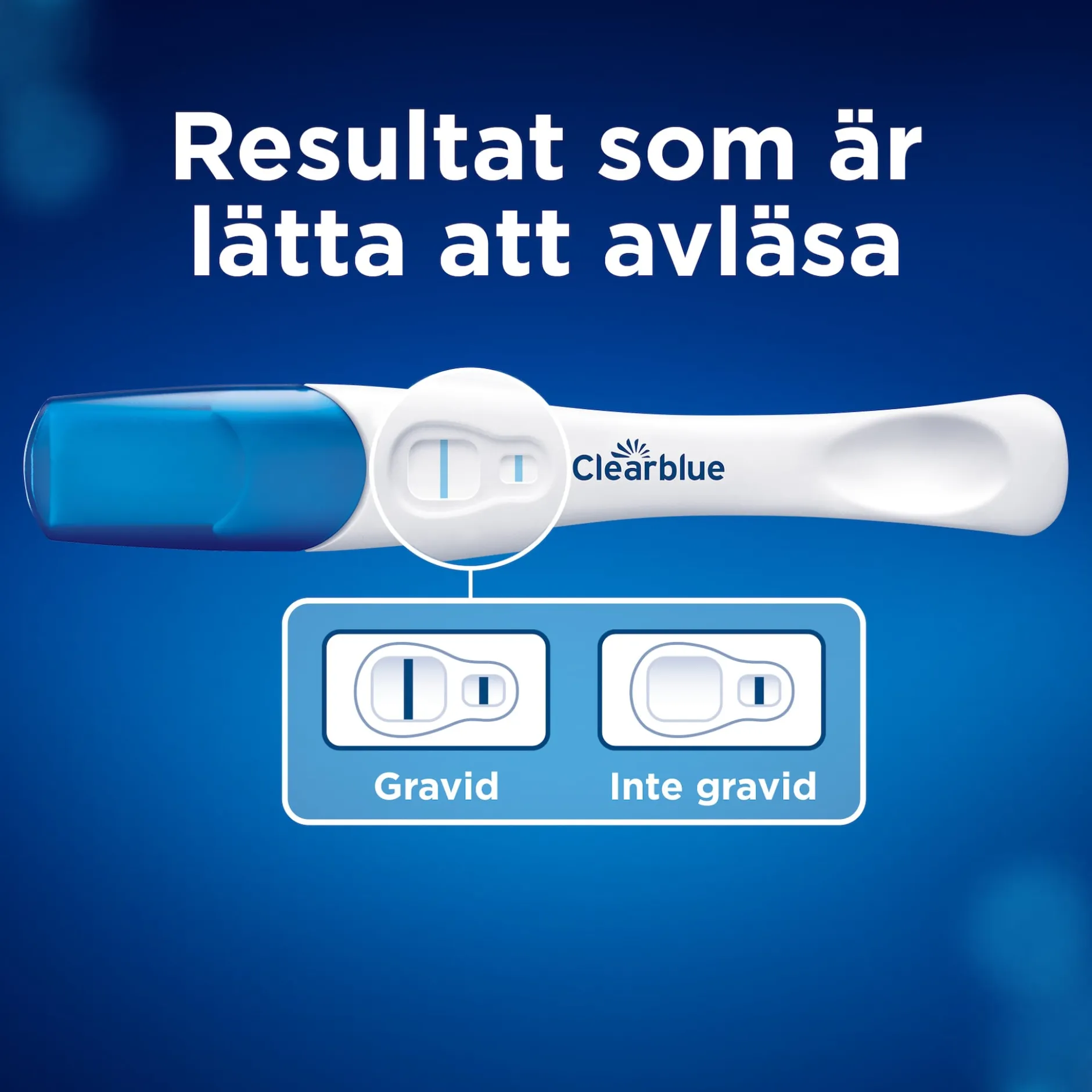 Clearblue Trippelcheck + Datum Kombinationspaket Graviditetstest 3 st