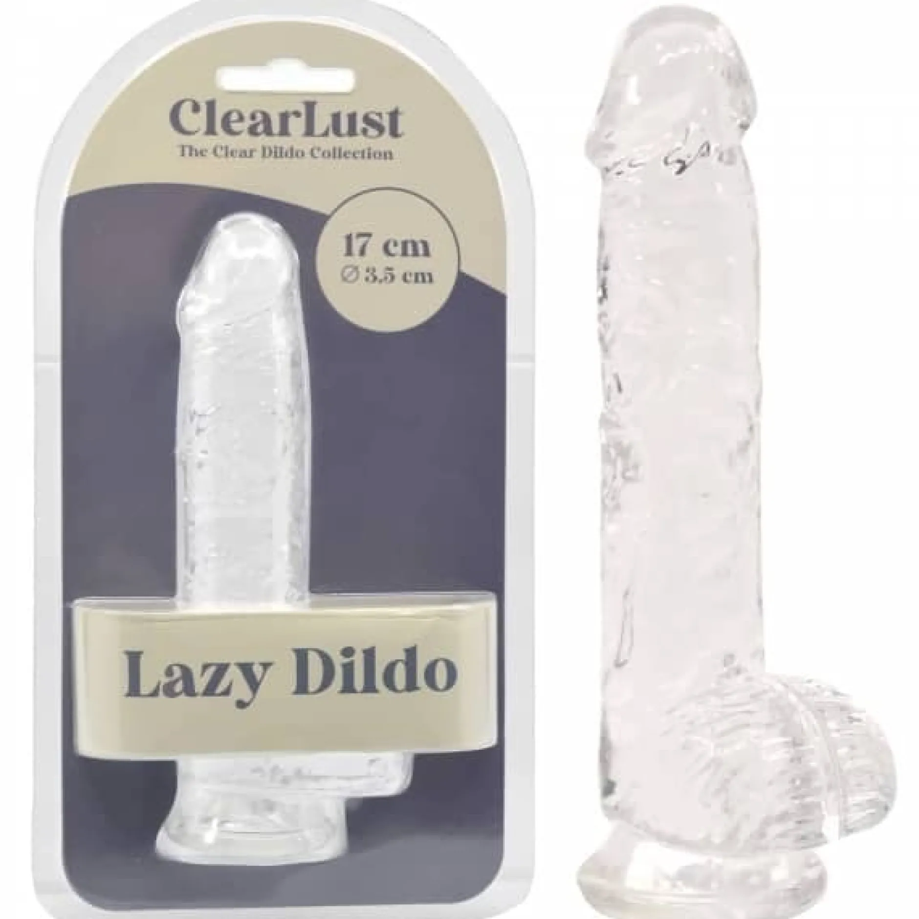 ClearLust Lazy Dildo