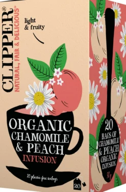Clipper Chamomile & Peach Infusion 20 tepåsar