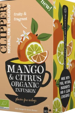 Clipper Mango & Citrus Organic Infusion 20 tepåsar