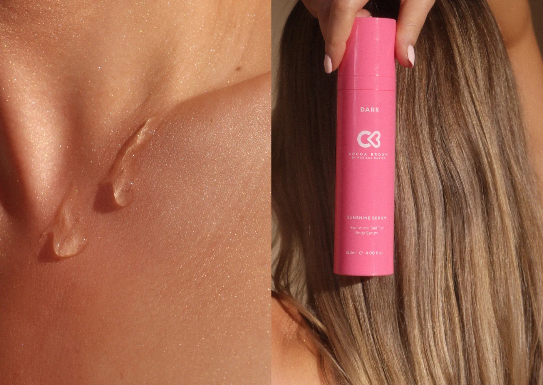 Cocoa Brown Sunshine Serum Hyaluronic Self-Tan Body Serum Dark 120 ml