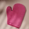 Cocoa Brown Velvet Thumb Tanning Mitt 1 st