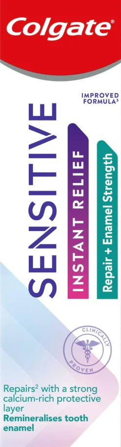 Colgate Sensitive Instant Relief Repair + Enamel Strength Tandkräm 75 ml