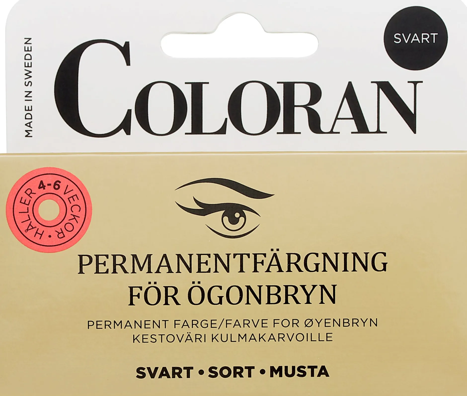Coloran Ögonbrynsfärg Svart 8 ml