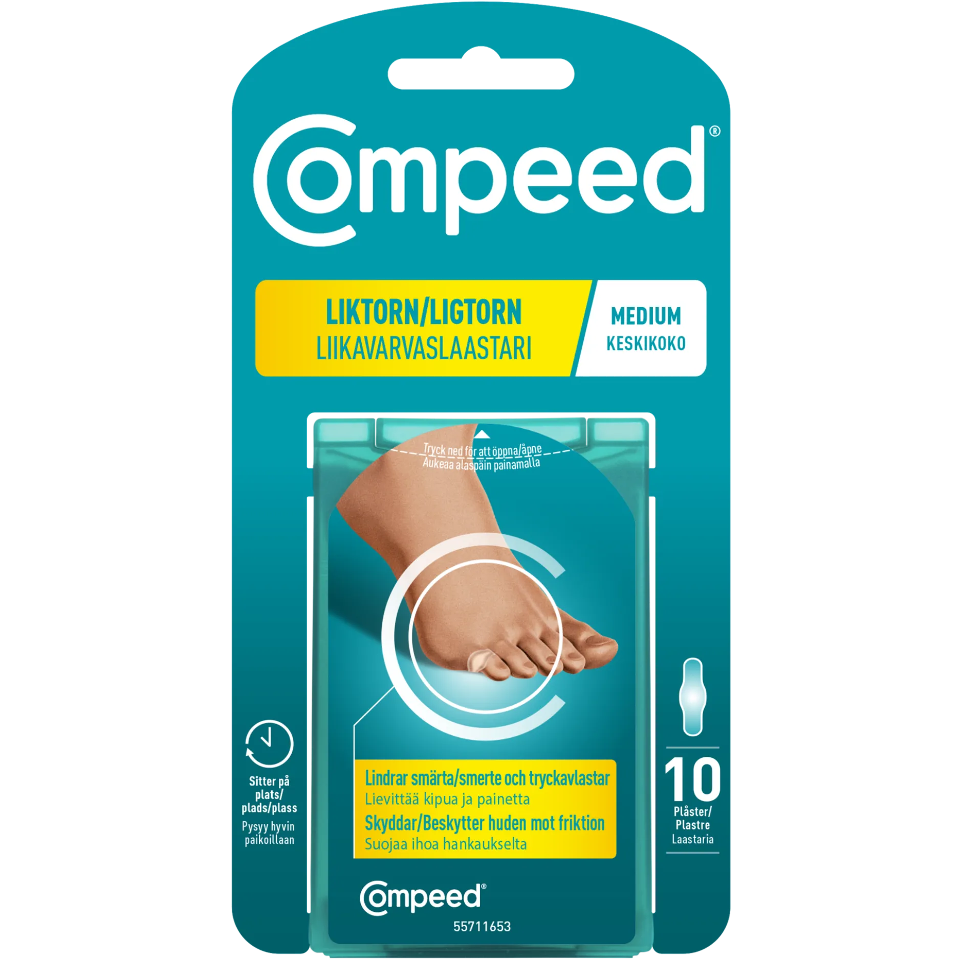 COMPEED Liktornsplåster Medium 10 st