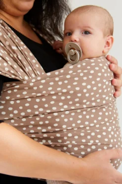 Coracor Big Dot Taupe Bärsjal