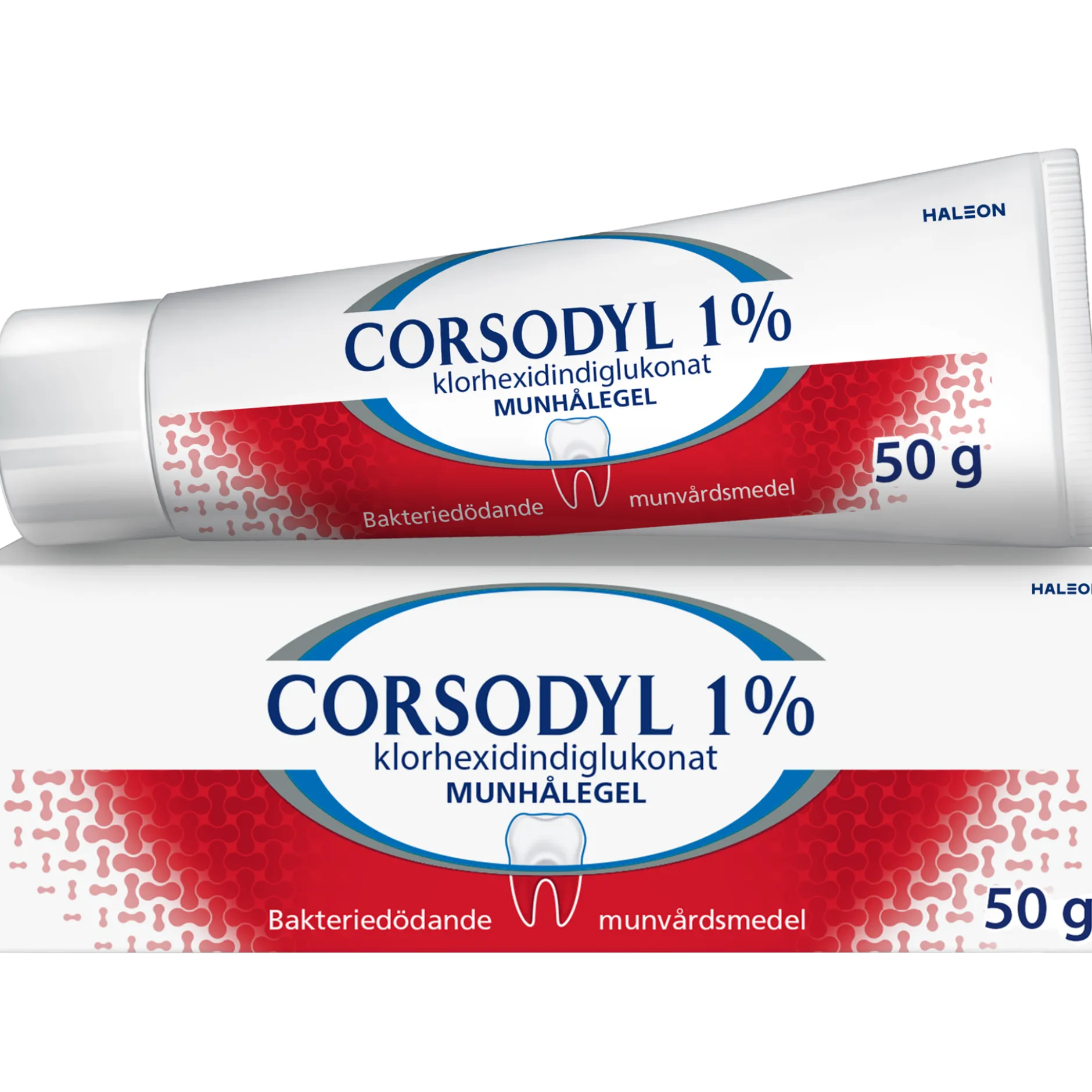 Corsodyl Munhålegel 1%, 50 g