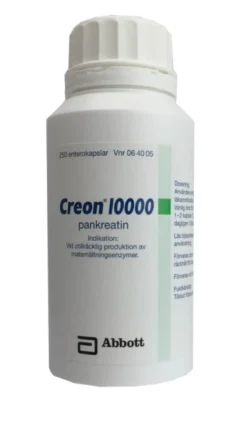 Creon 10000, enterokapsel, 250 st