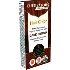 Cultivator's Organic Herbal Hair Color Dark Brown 1 st