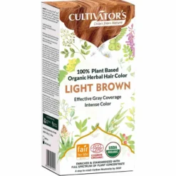 Cultivator's Organic Herbal Hair Color Light Brown 1 st