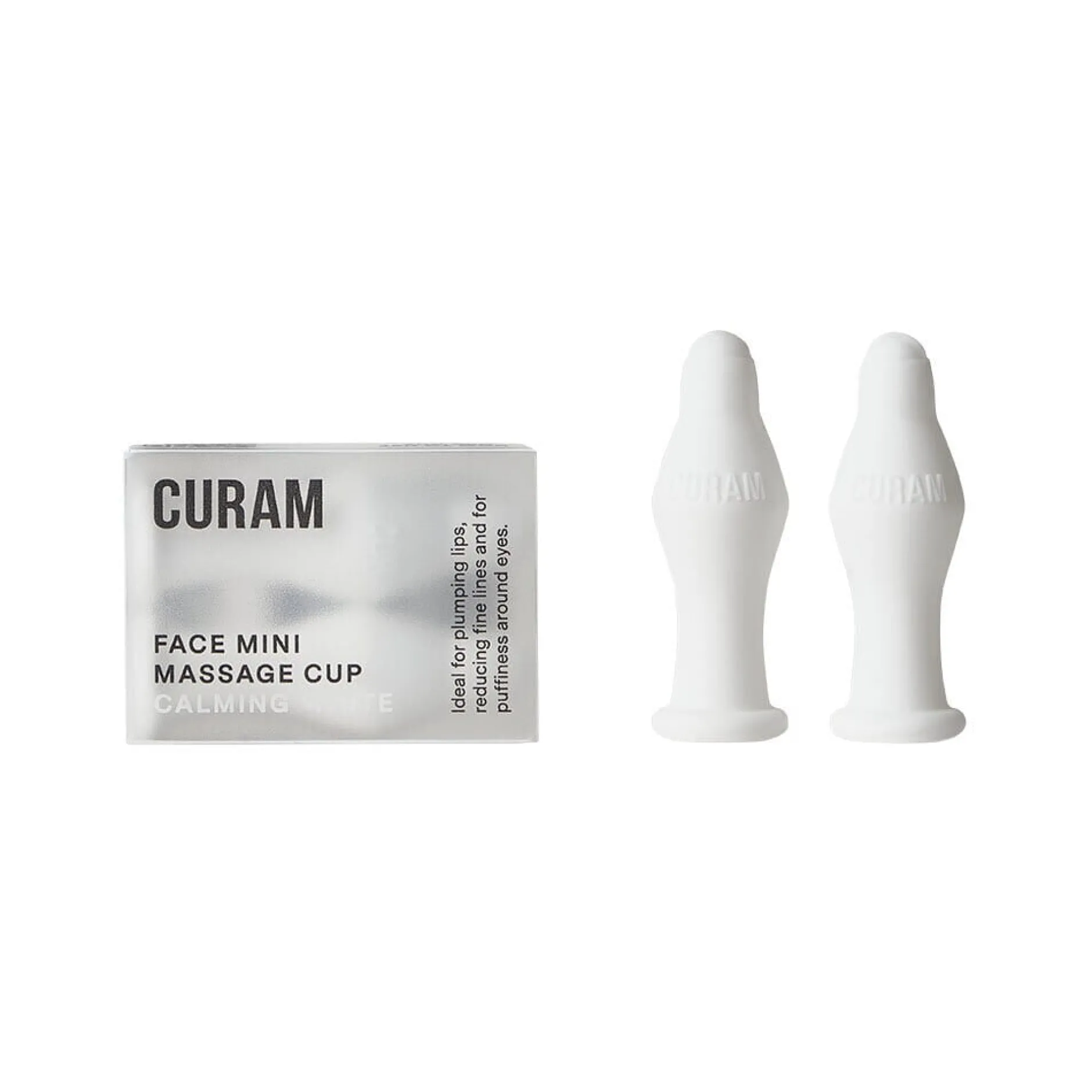 CURAM Face Mini Massage Cup Calming White