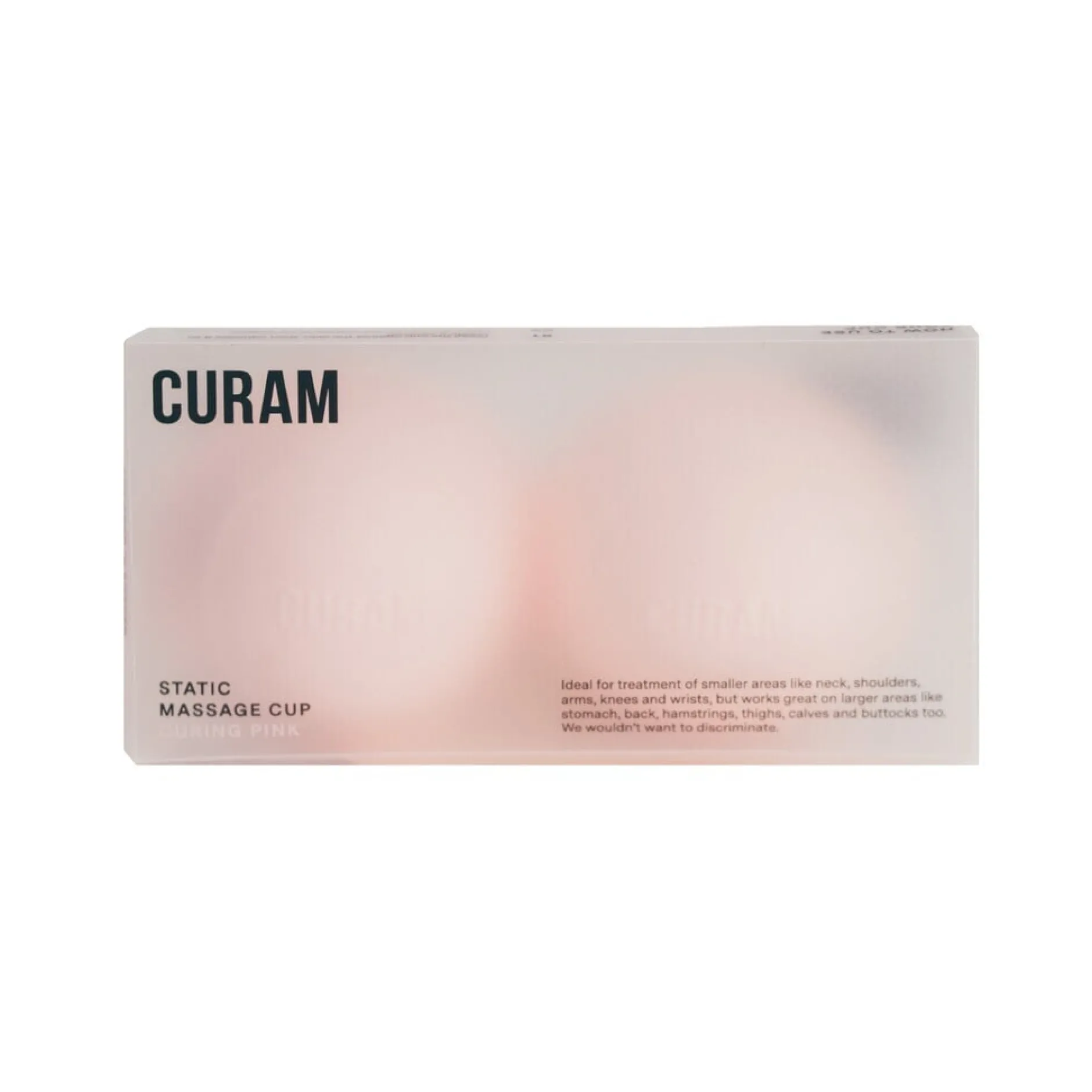 Curam Static Massage Cup Curing Pink 2 st