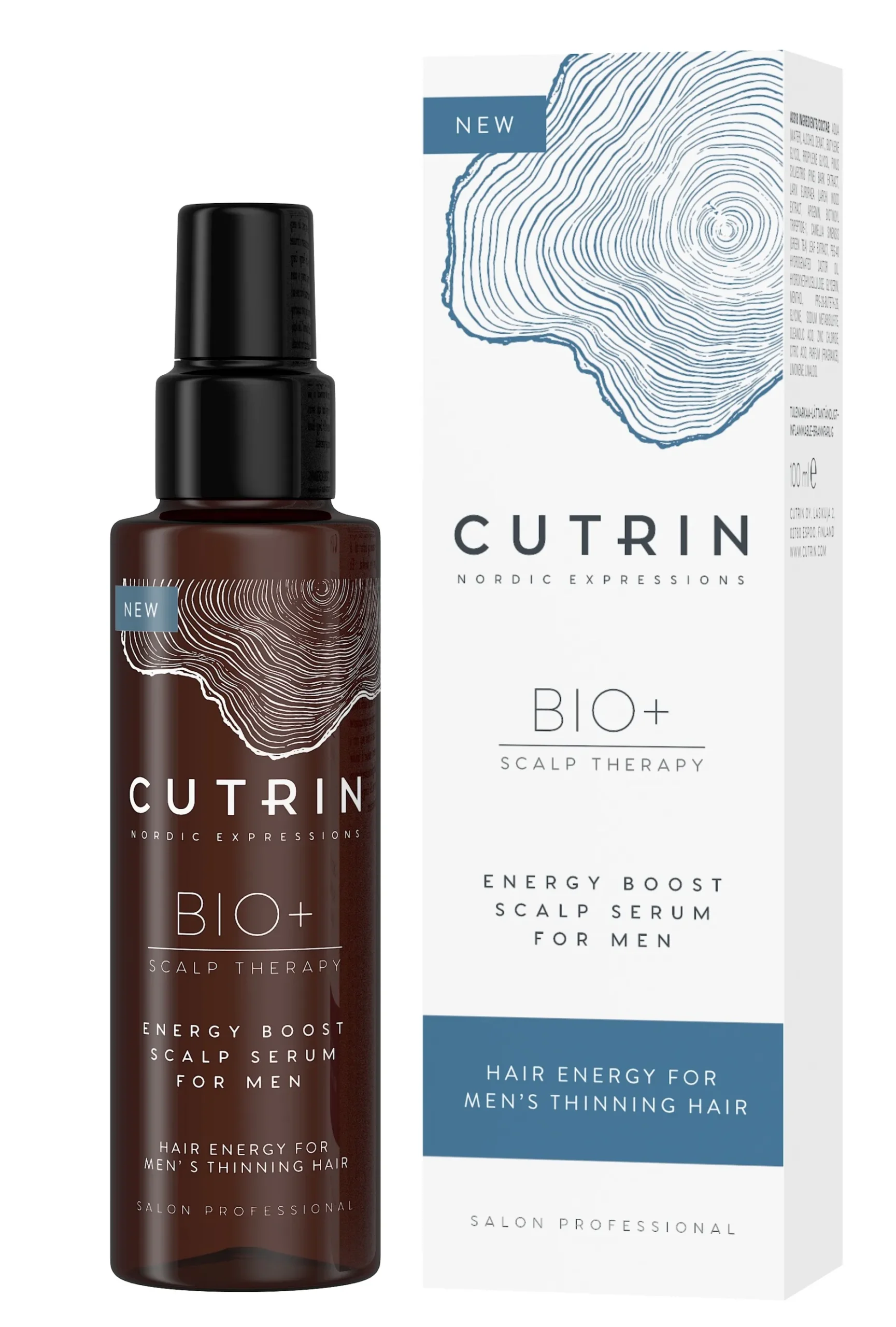 Cutrin BIO+ Energy Boost Scalp Serum For Men 100 ml