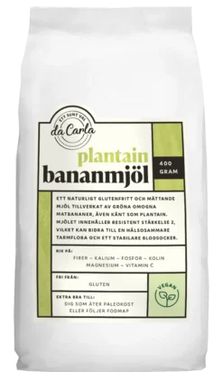 Da Carla Bananmjöl 400 g
