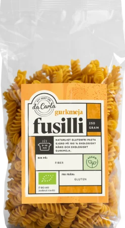 da Carla Ekologisk Gurkmeja Fusilli 250 g