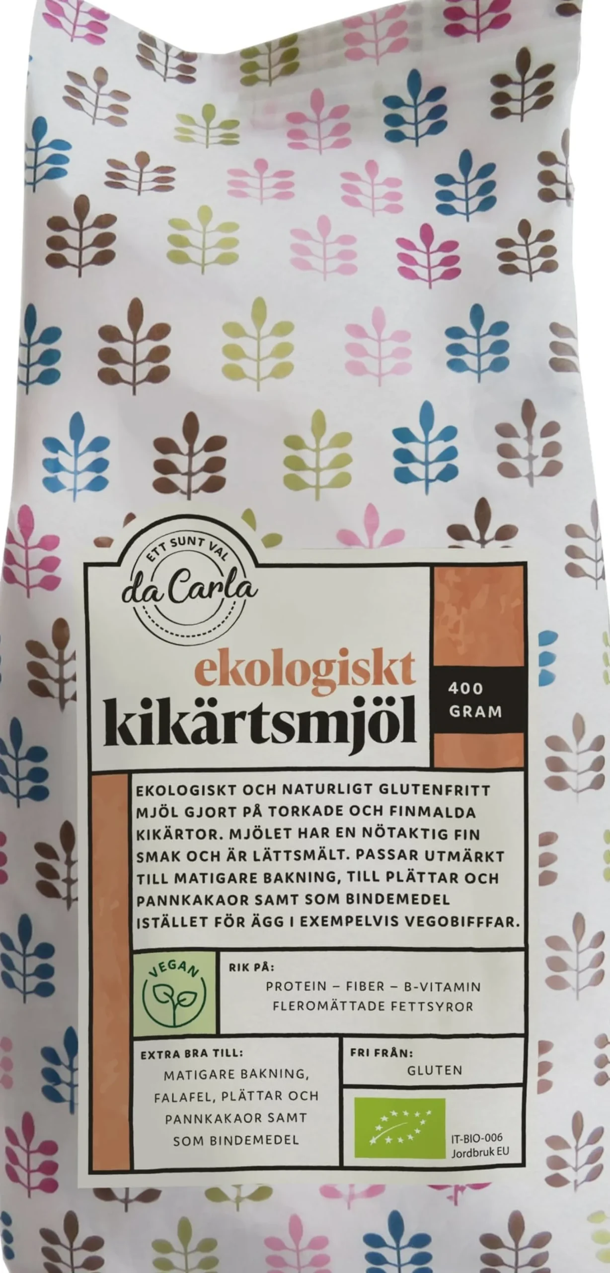 da Carla Ekologiskt Kikärtsmjöl 400g