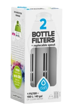 Dafi Refill Filterpatron Antracitgrå 2-pack