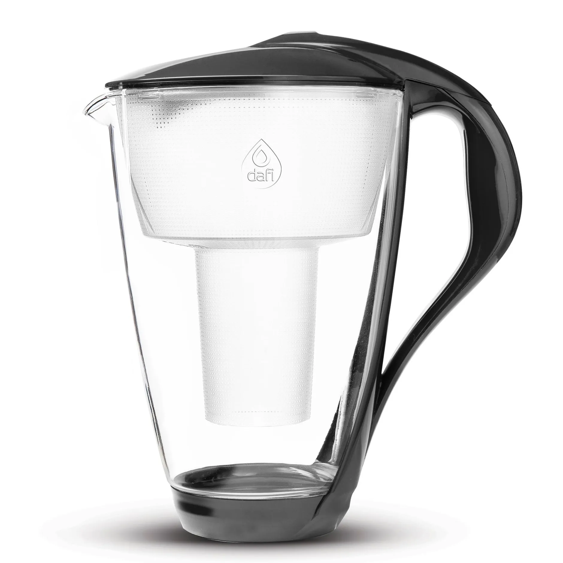 Dafi Vattenreningskanna Glas Antracitgrå 2 Liter 1 st