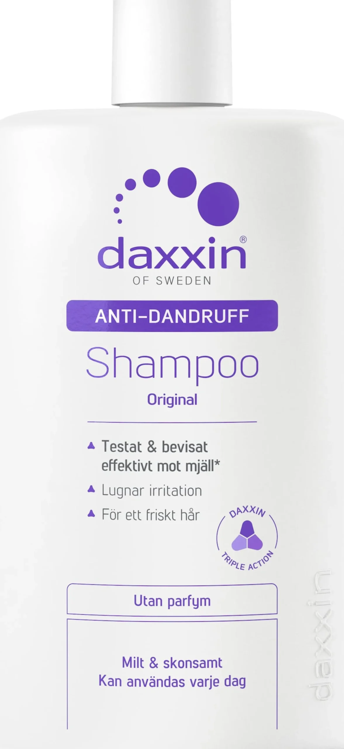 Daxxín Schampo mot mjäll Parfymfri 250 ml
