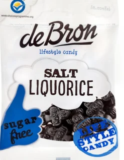 deBron Salt Liquorice Sockerfri 100 g