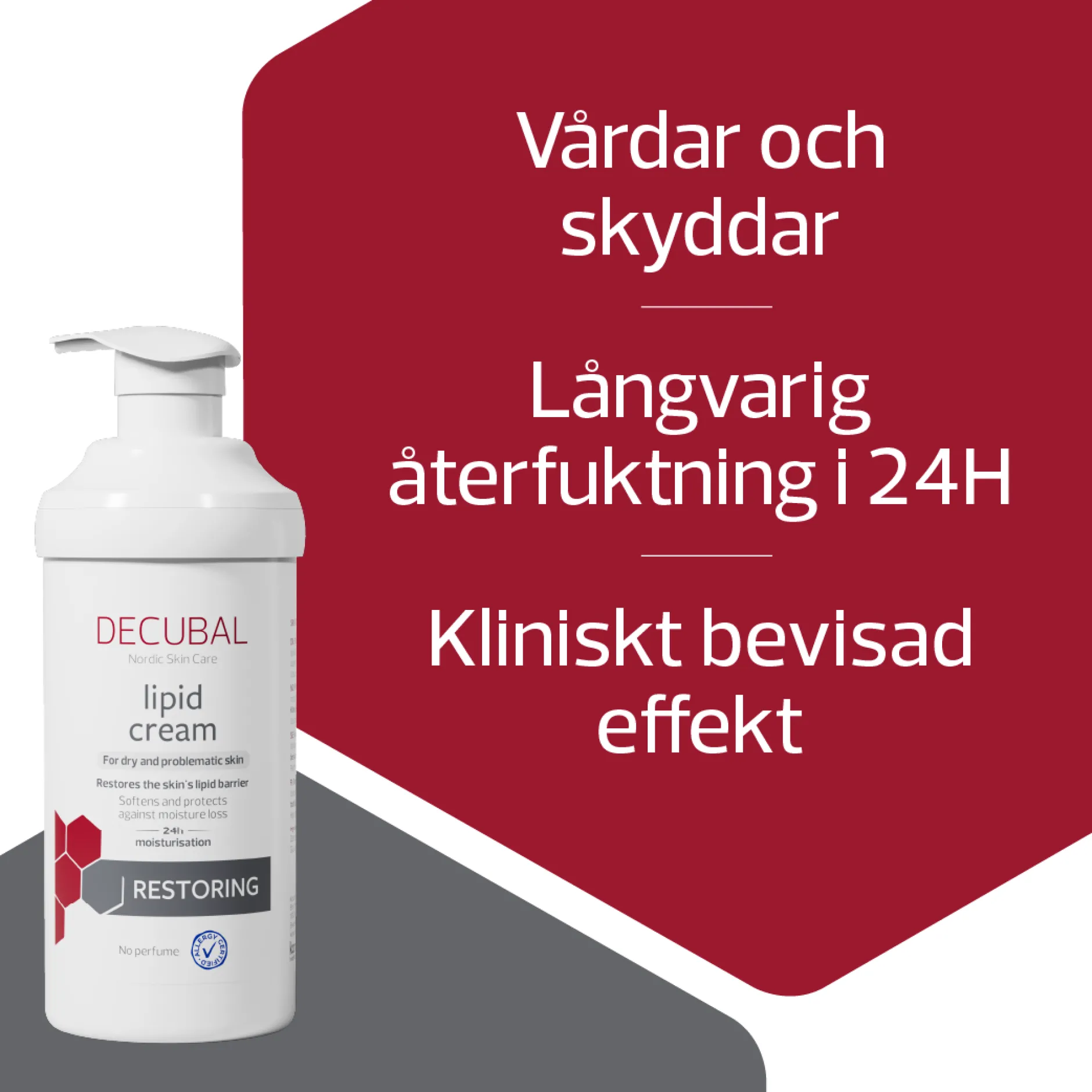 Decubal Restoring Lipid Cream Pump 500 ml