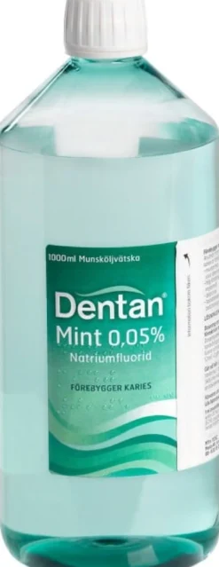 Dentan Mint munskölj 0,05%, 1000ml