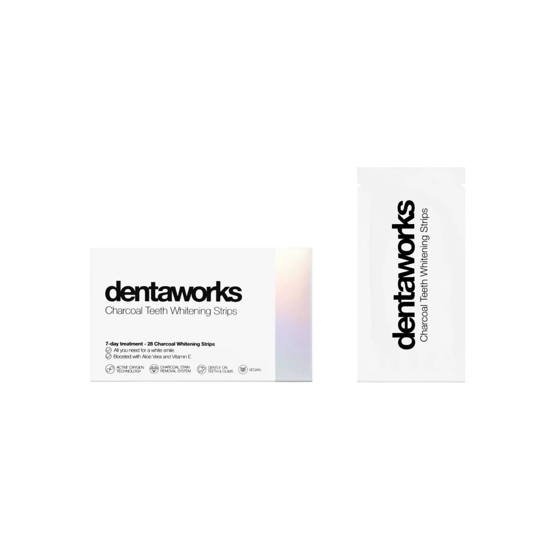Dentaworks Charcoal Tandblekningsstrips 28 st