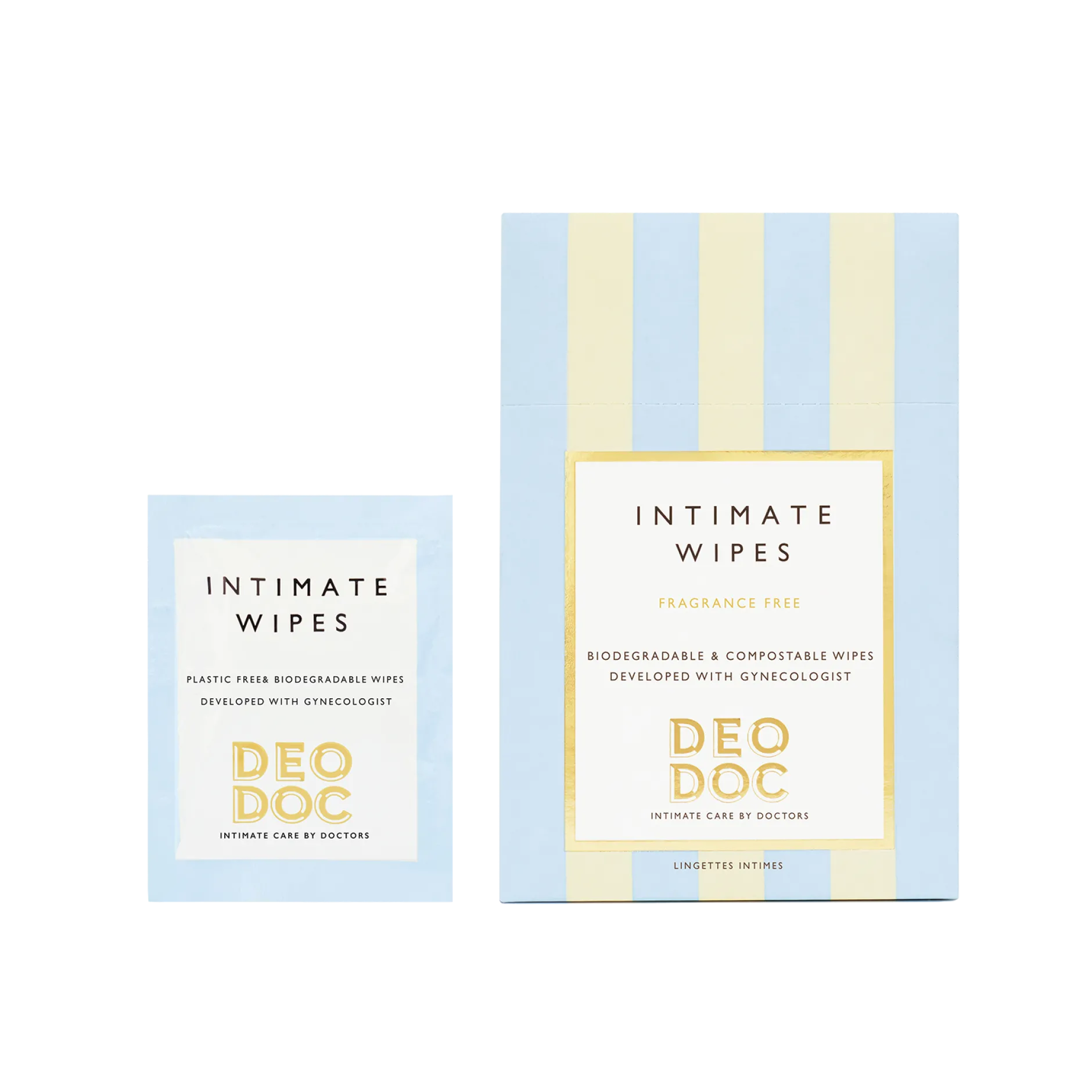 DeoDoc Intimate Wipes Fragrance Free 10 st
