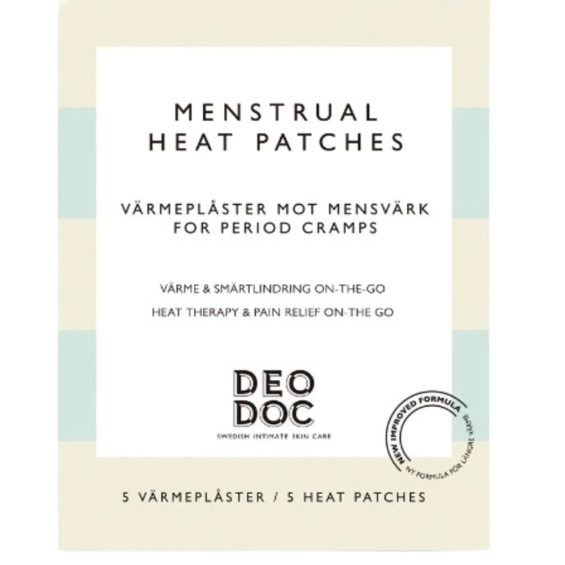 DeoDoc Soothing Heat Patch 5 st