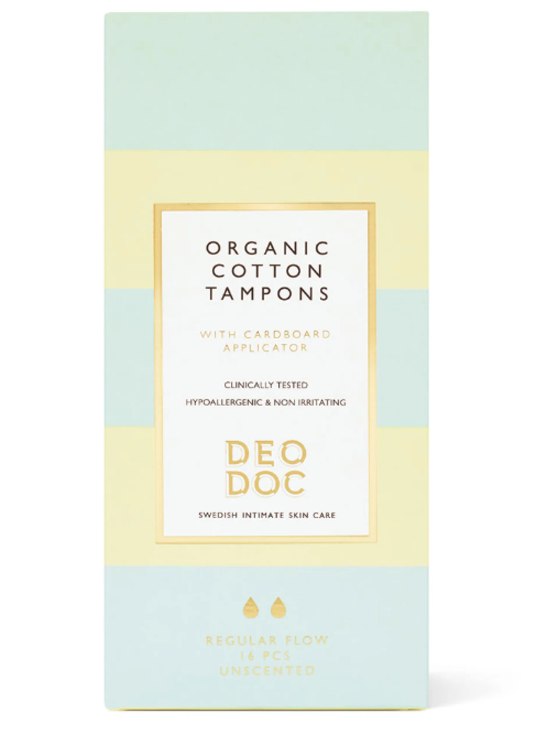 DeoDoc Tampons Applicator Regular 16 st