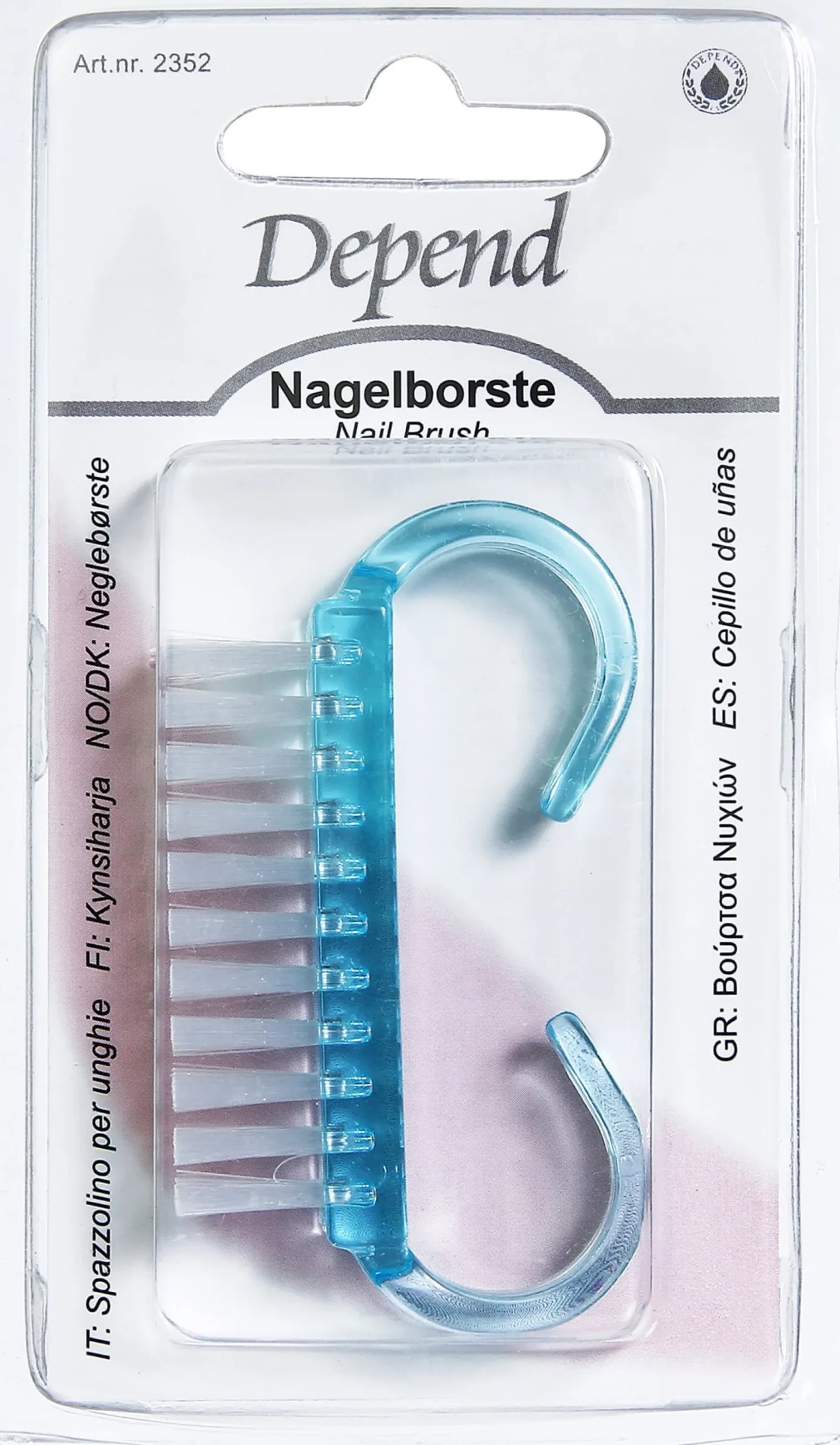 Depend Nagelborste i blister