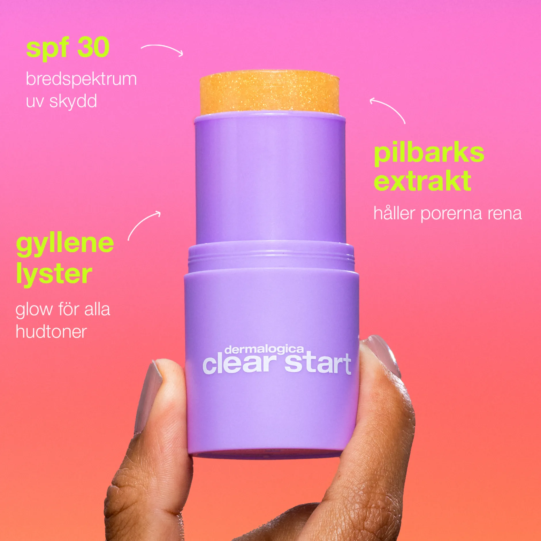Dermalogica Clear Start Golden Hour Hydrating SPF30 Stick 19 g
