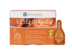 Dermoscent Essential 6® Spot-on för hundar & små däggdjur 0-10 kg 4 x 0,6 ml