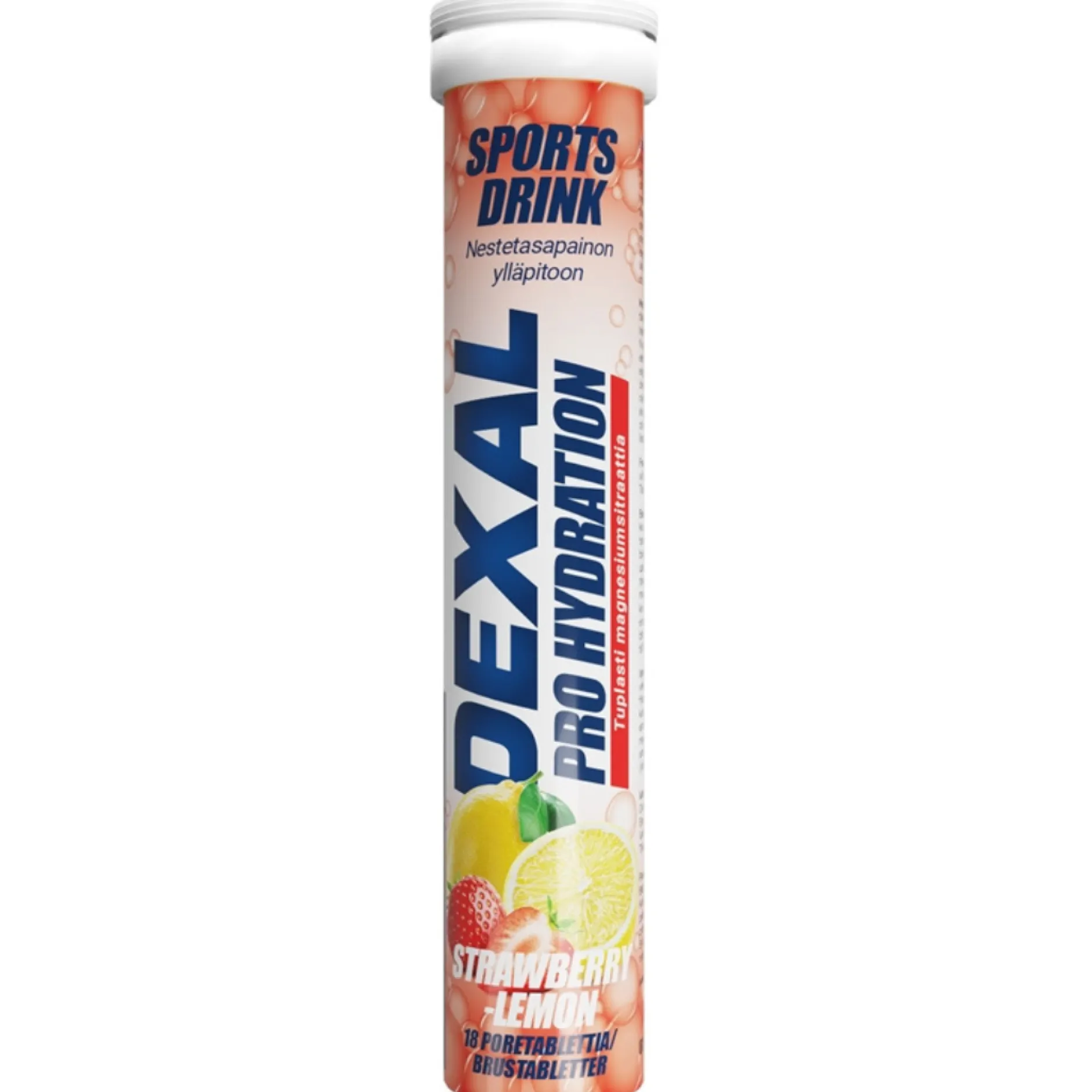 Dexal Pro Hydration Brustabletter Strawberry & Lemon + Magnesium 18 st