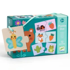 Djeco Duo Puzzle Colours Tvåbitarspussel