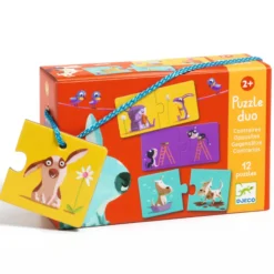 Djeco Duo Puzzle Opposites Tvåbitarspussel