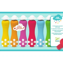 Djeco Foam Markers Duttpennor 6 st