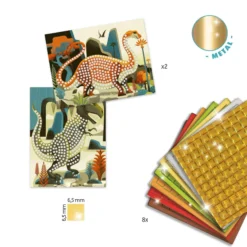 Djeco Mosaic Dinosaurs Pyssel