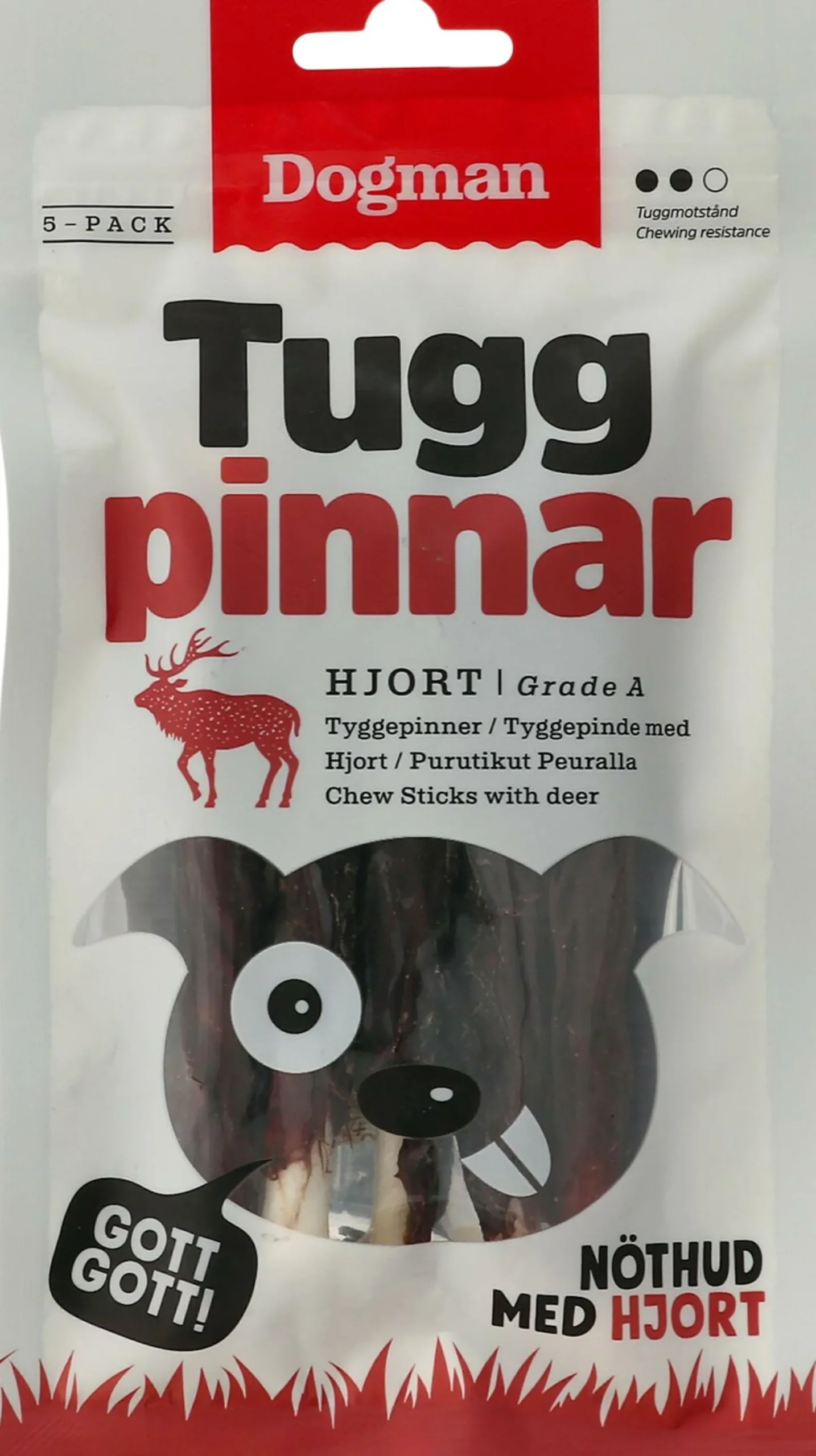 Dogman Tuggpinnar Hjort 5-pack