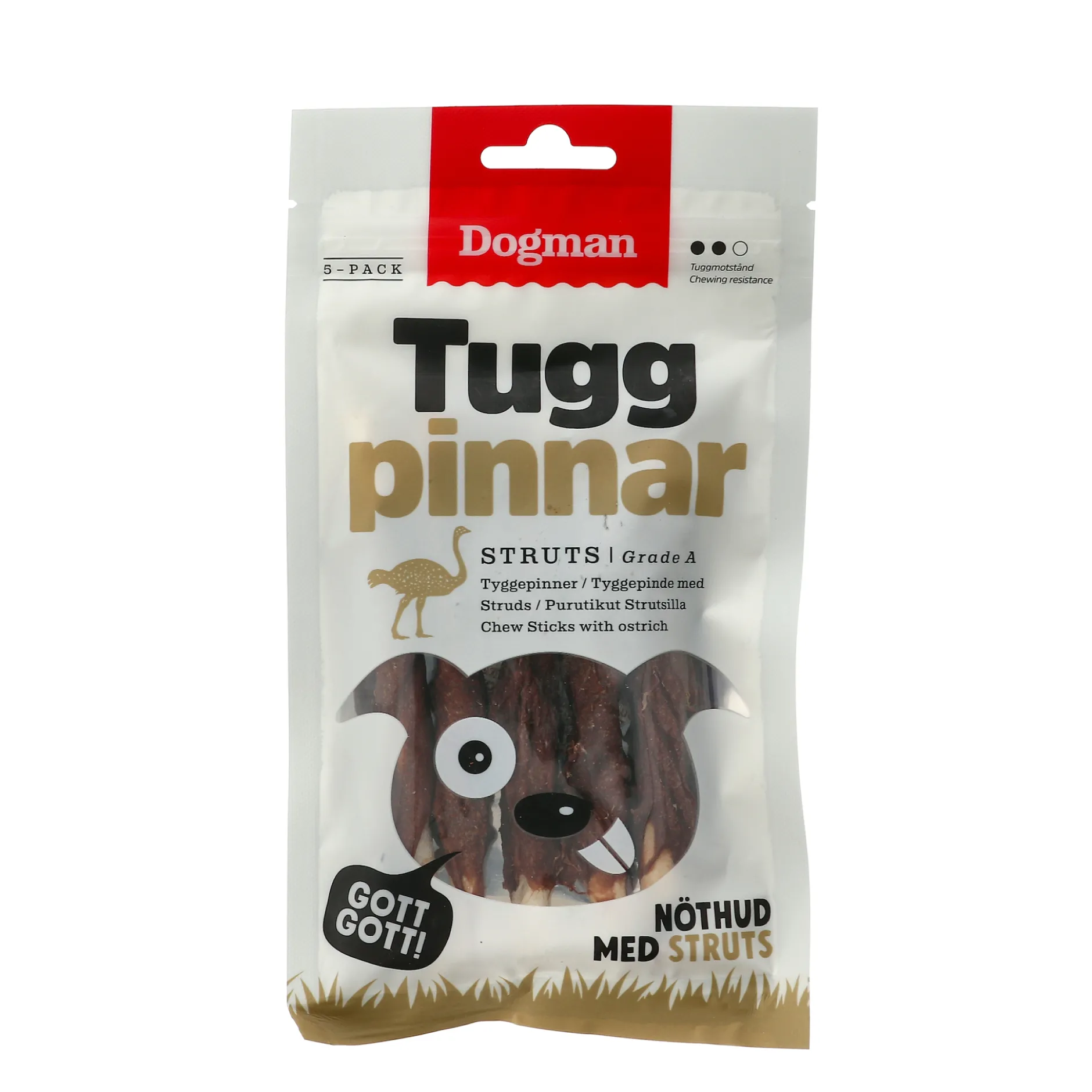 Dogman Tuggpinnar Struts 5 st